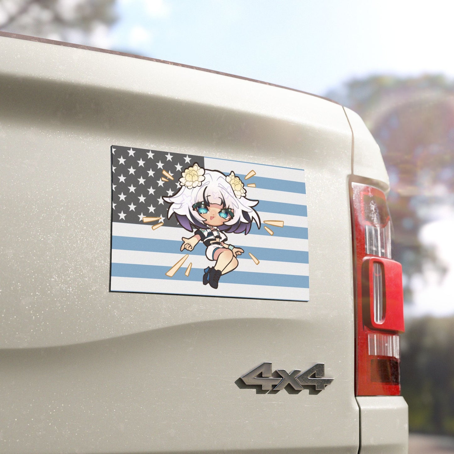 AshenMei Flag Car Magnet