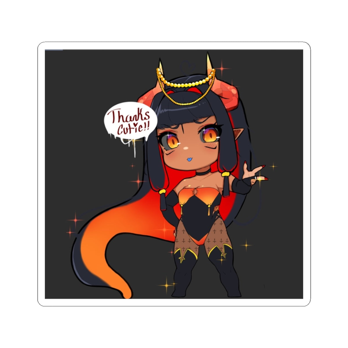 Obssidia “Thanks Cutie” Sticker