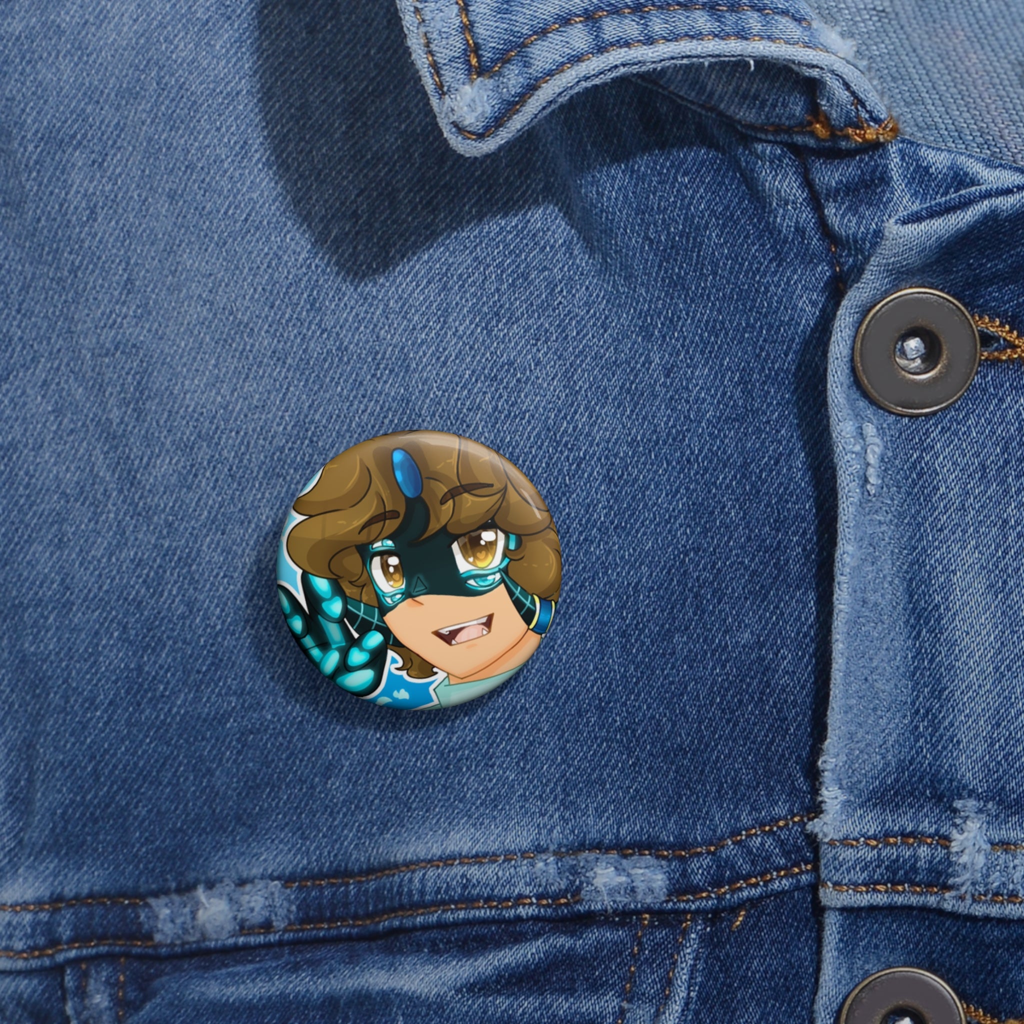 PercyEverett Button Pin