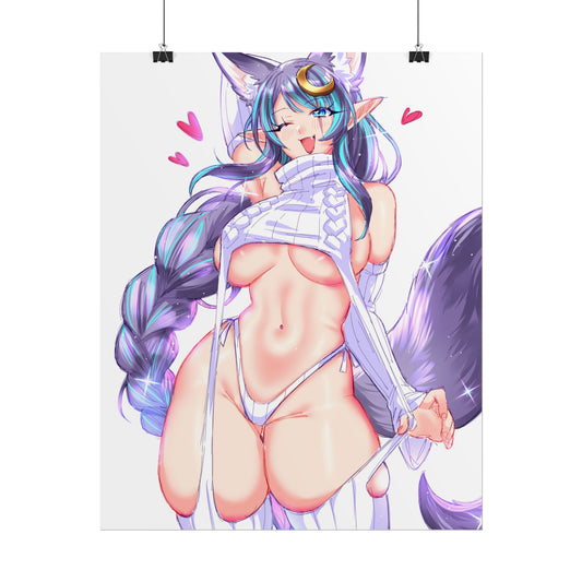 Wolvenmoonshadow Cozy Sweater Poster