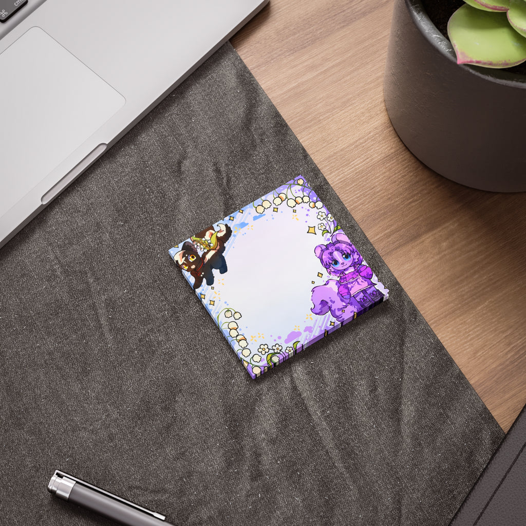 VerbenaVT "Furry" Sticky Notes