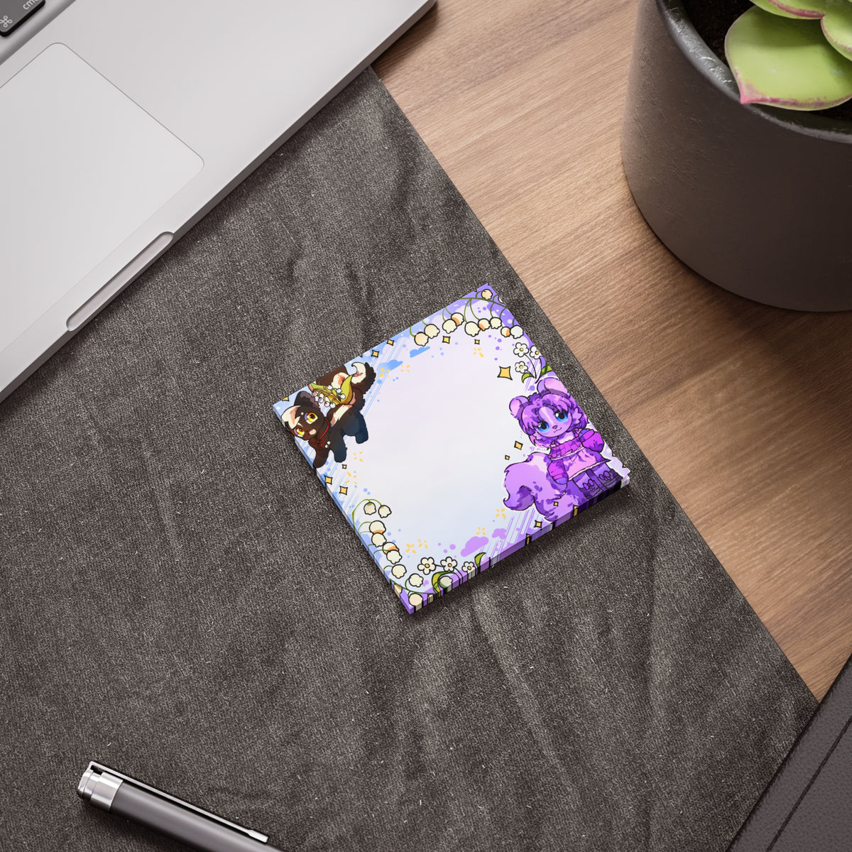 VerbenaVT "Furry" Sticky Notes