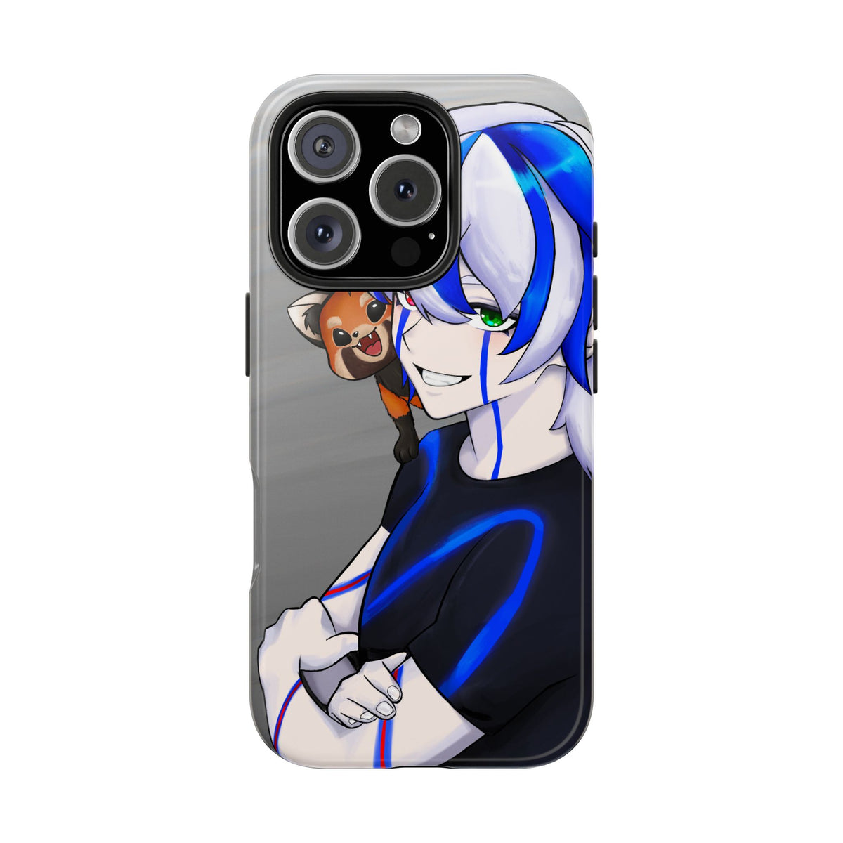 Ray Xash "Red Panda Companion" Phone Case
