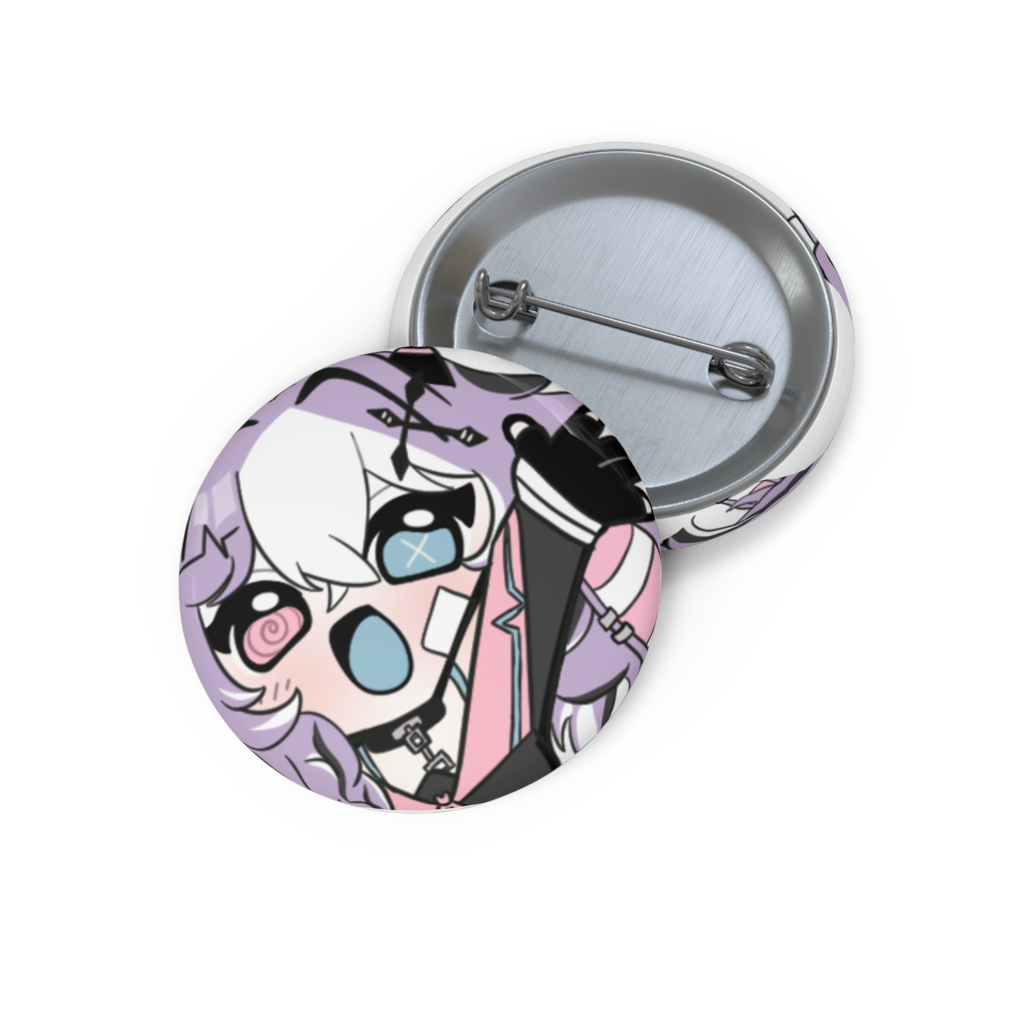 Mooniebunnz "Wave" Button Pin
