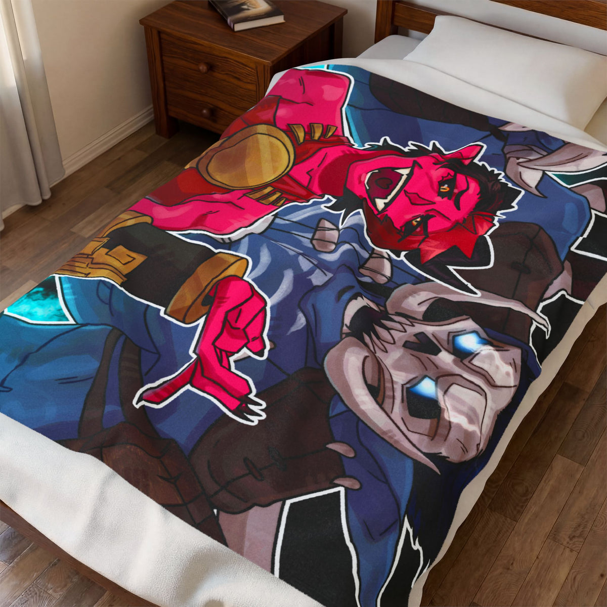Chow Down "Smug Stare" Blanket