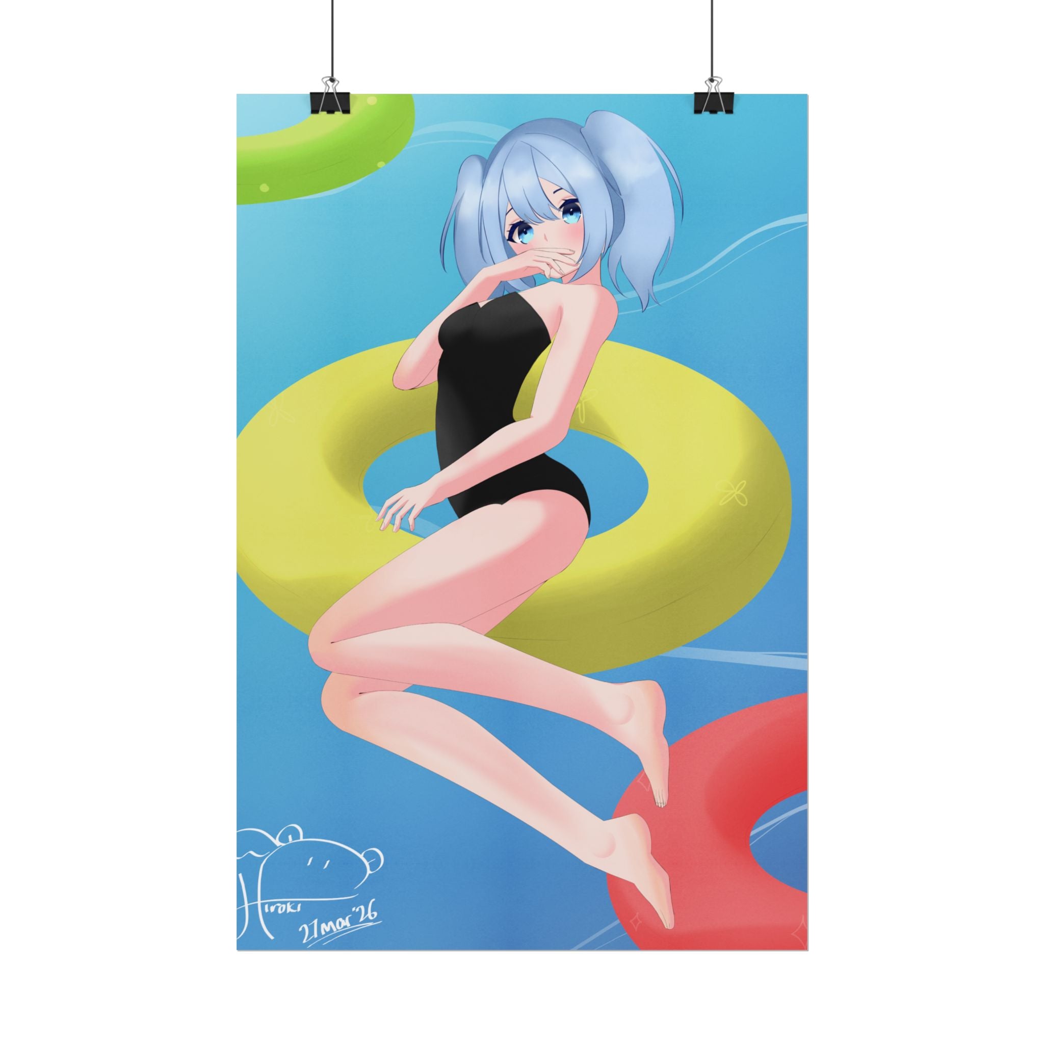 hi2chan "One Piece" Poster