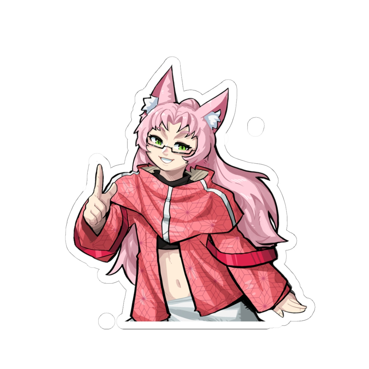 Minoru Koicha "Lookin' Up" Sticker
