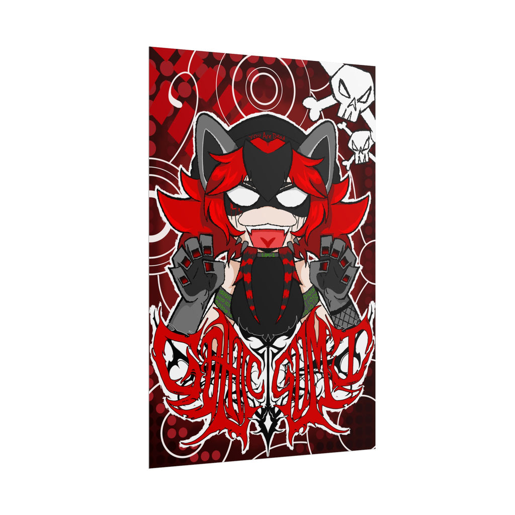 Gothic Gumi "Rawr" Poster