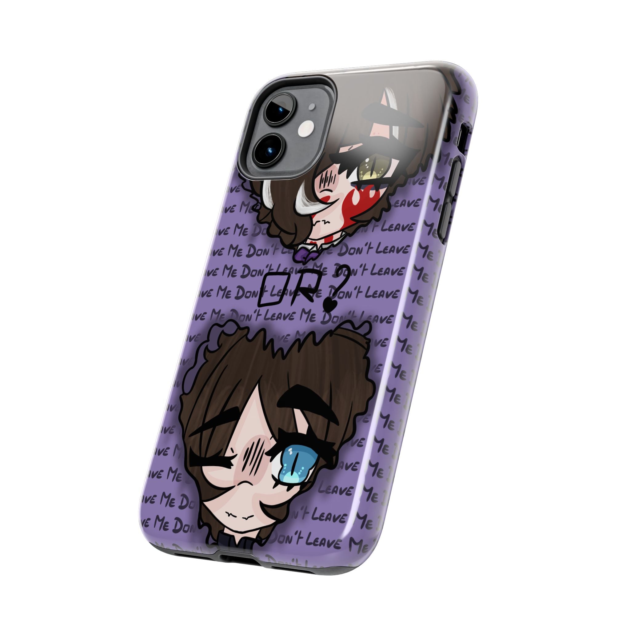 Renée Lysobore "Me or Them" Phone Case