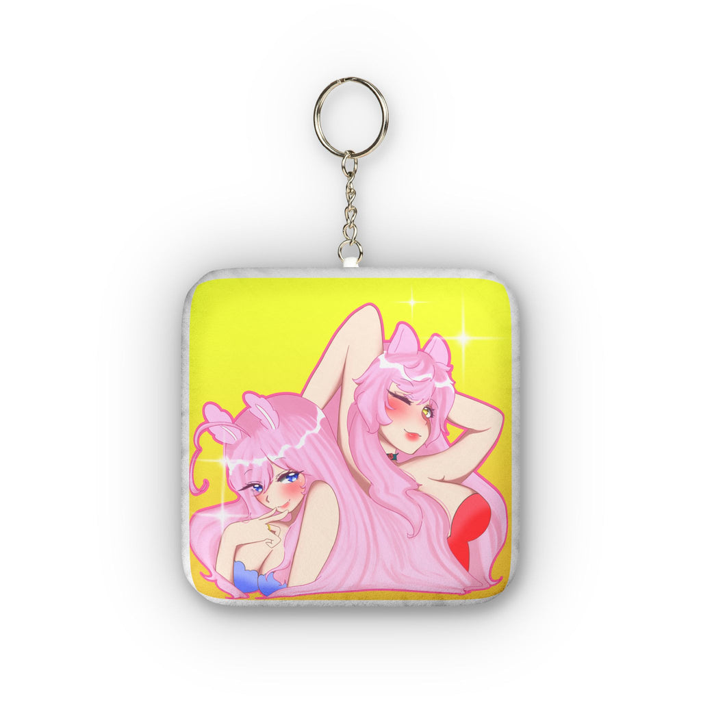 Shu Ivy Rose Plush Keychain