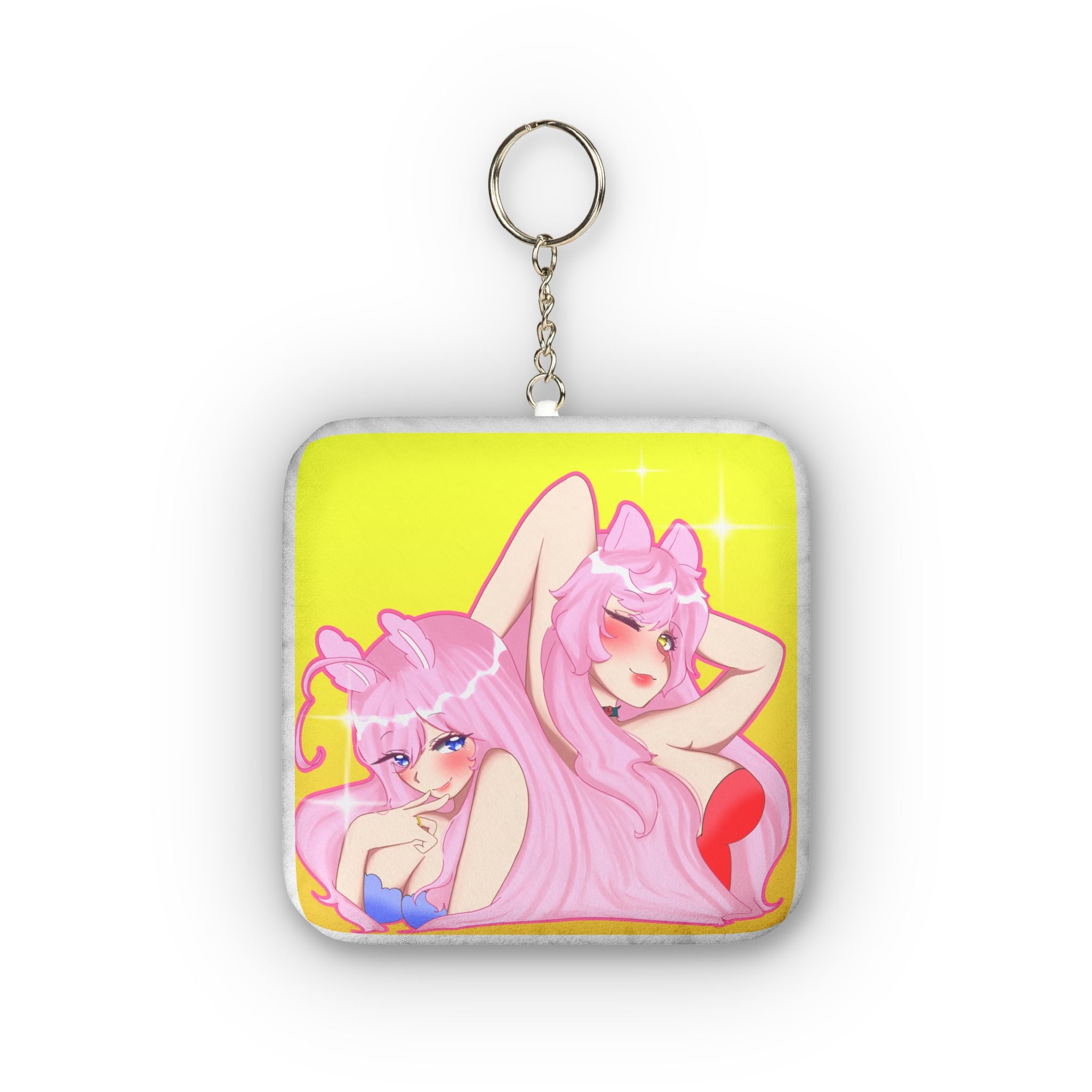 Shu Ivy Rose Plush Keychain