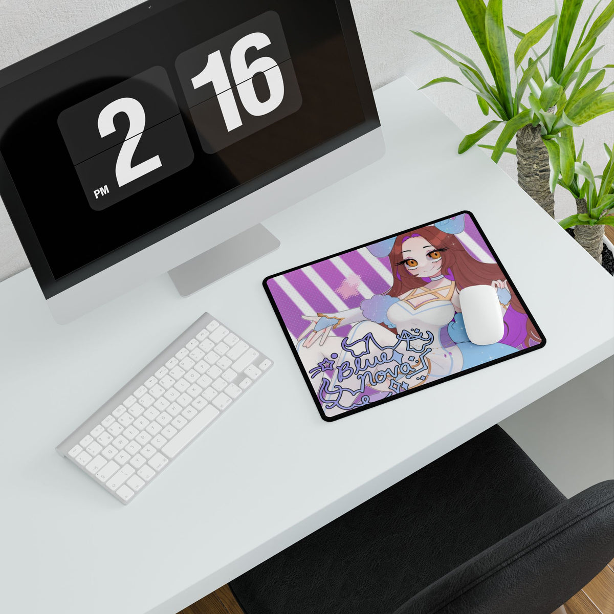 bluenovavtuber "Reaching Out" Deskmats