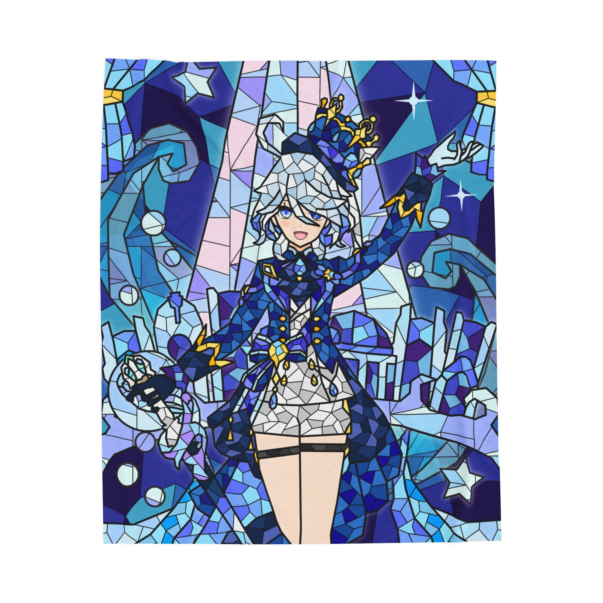 Furina Plush Throw Blanket