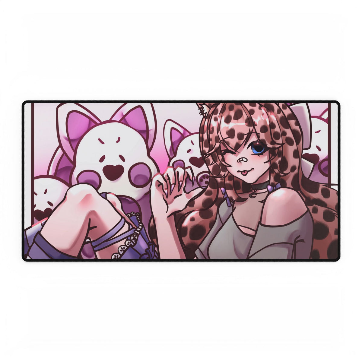 Stripy Luna "Like Nya" Deskmat