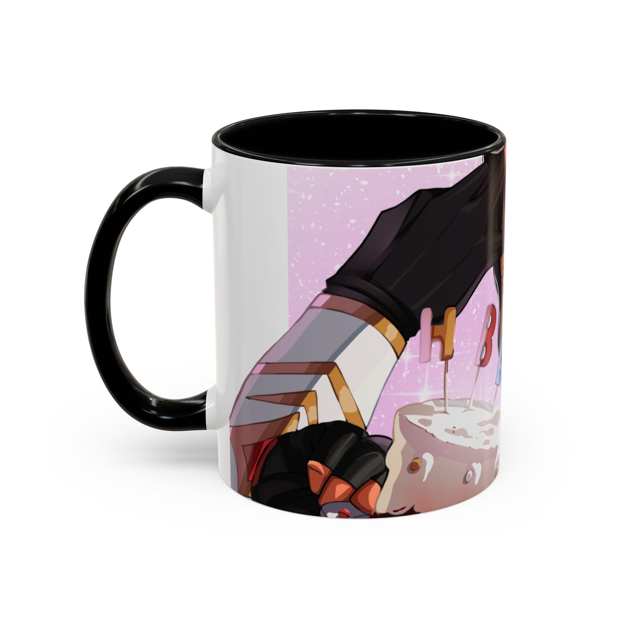 LadyKnightLynk "HBD" Accent Mug