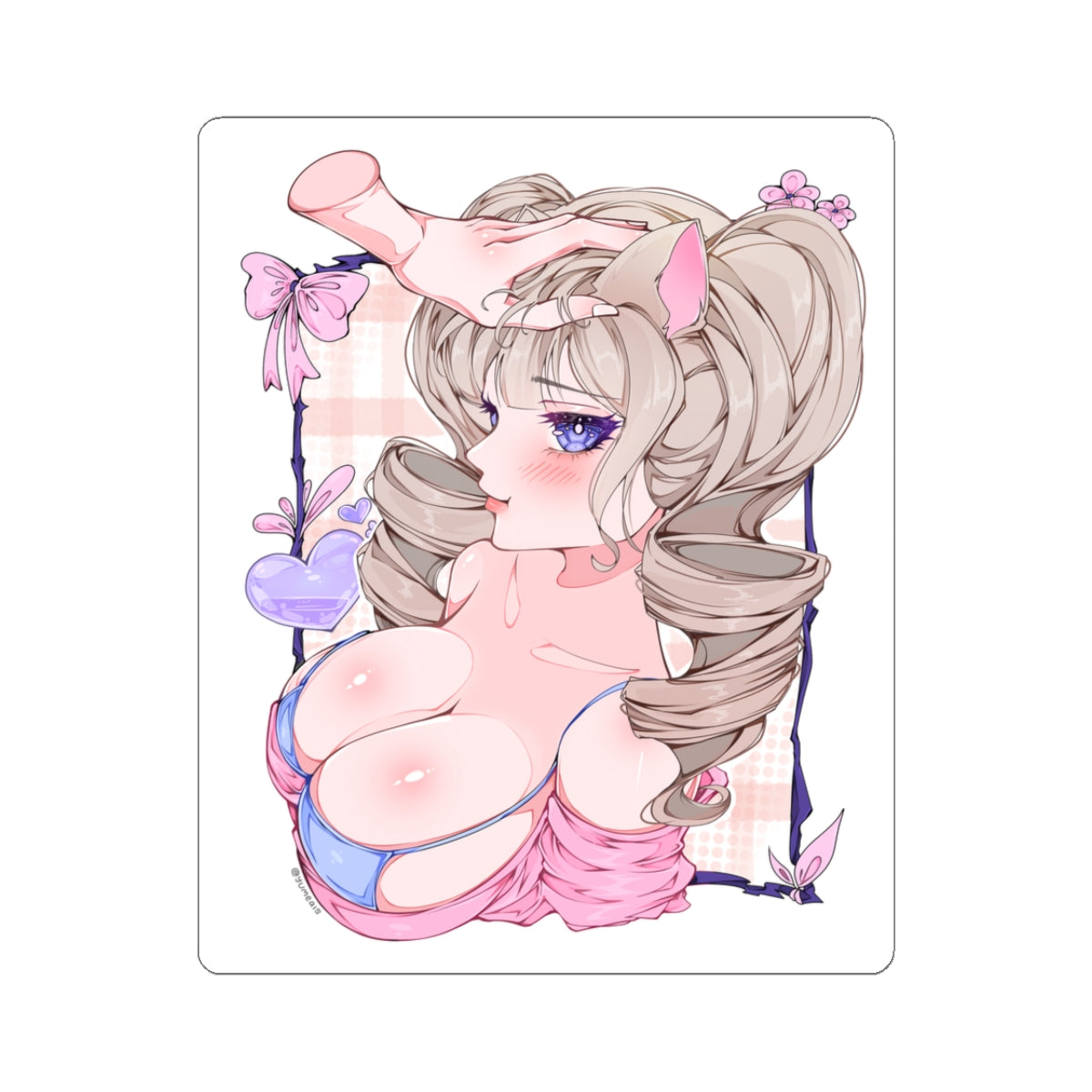 wantedsiren "Head Pat" Sticker