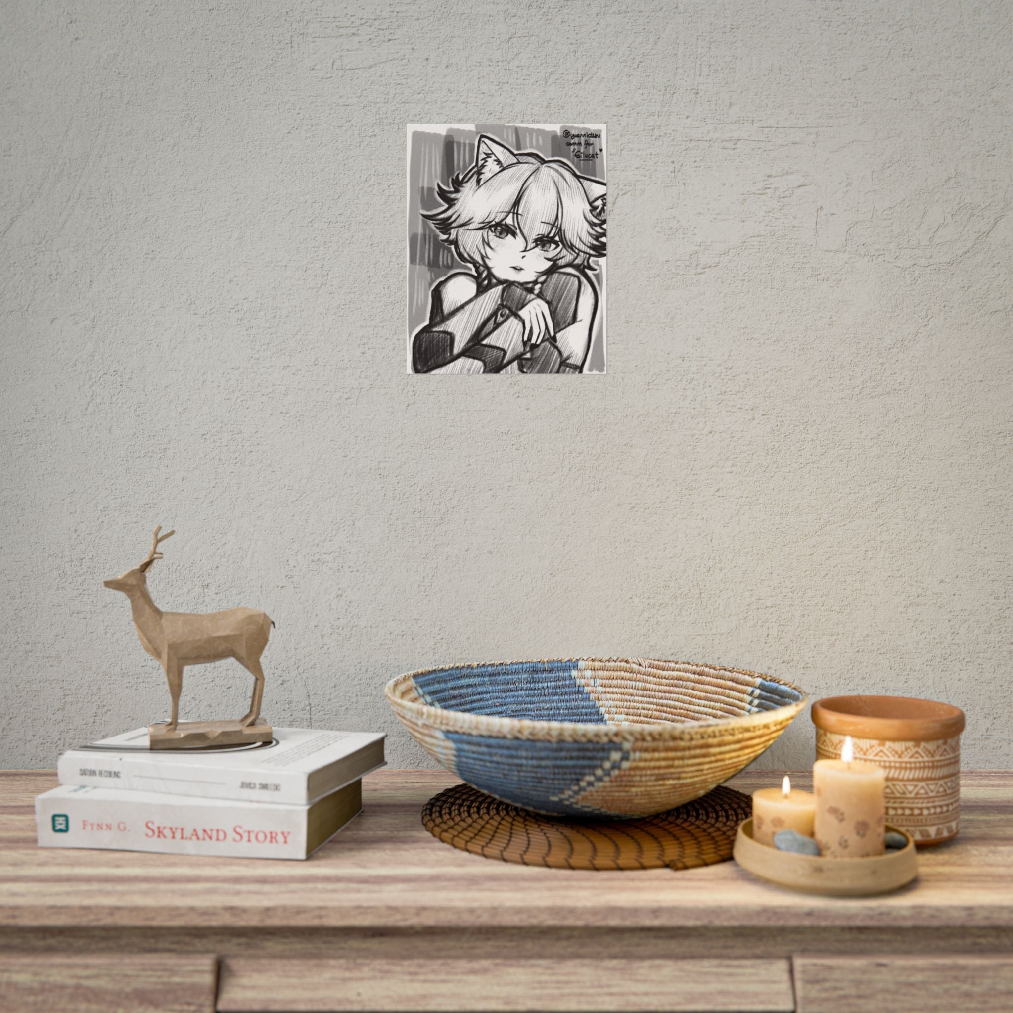 Eilucat Sketch Print