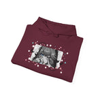 Solace Plum BW "Blep" Designer Hoodie