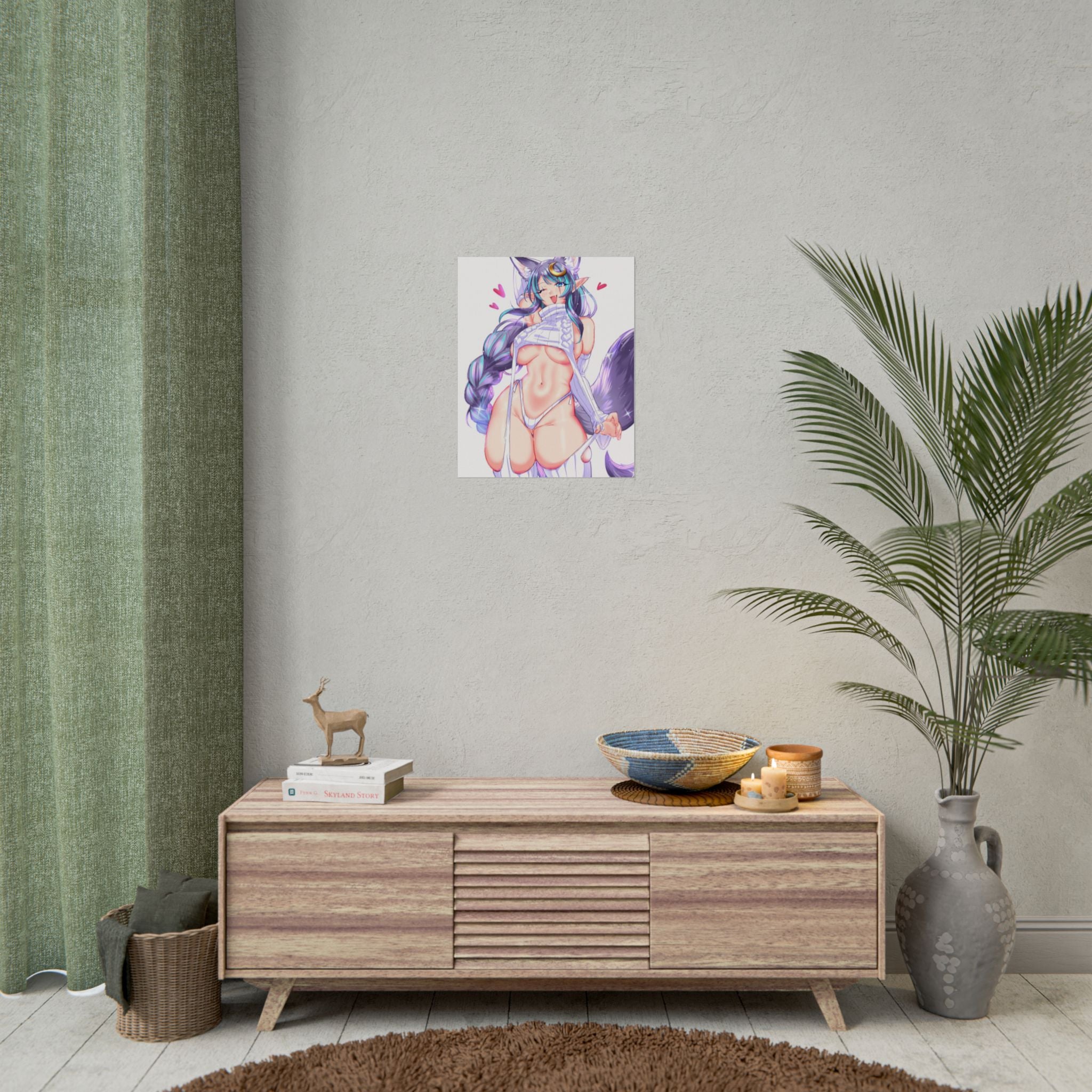Wolvenmoonshadow Cozy Sweater Poster