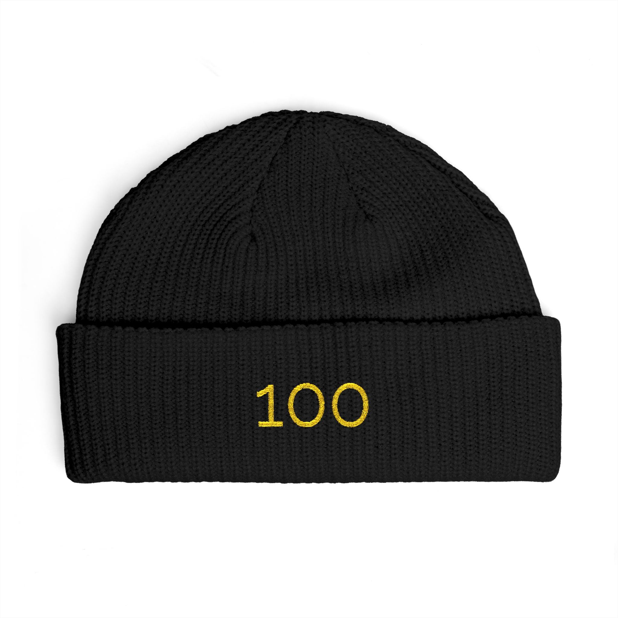 100 Gold Parse Cuff Beanie