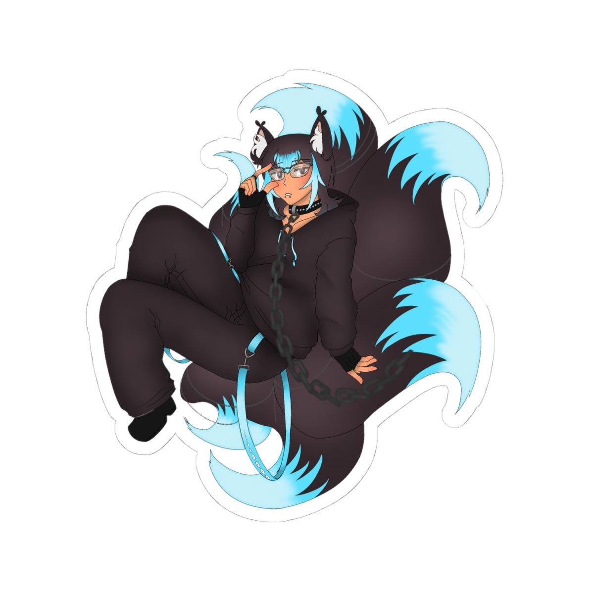 EizoVT "Tails Out" Sticker - KatDragonz