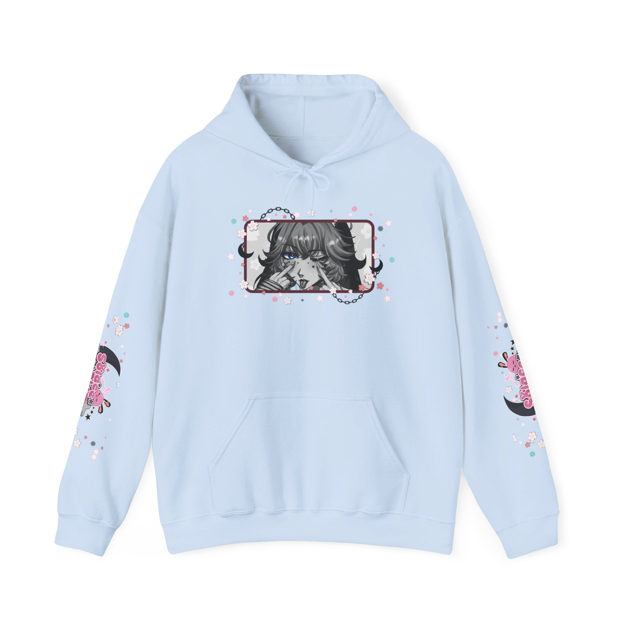 Solace Plum BW "Blep" Designer Hoodie