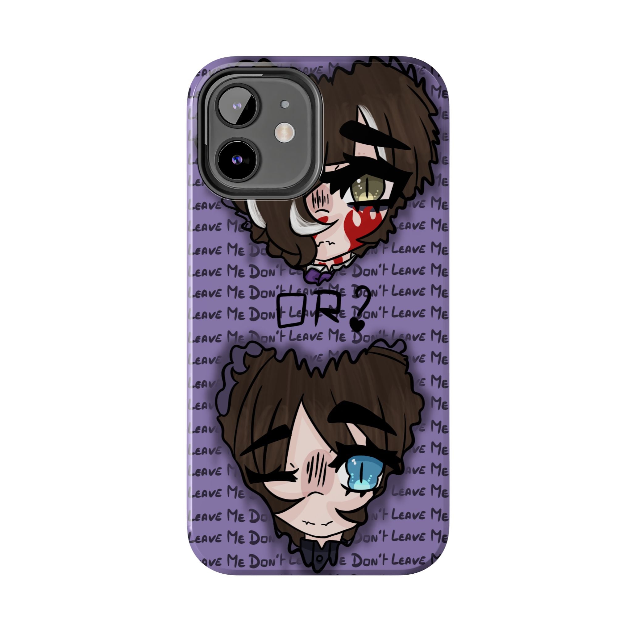 Renée Lysobore "Me or Them" Phone Case