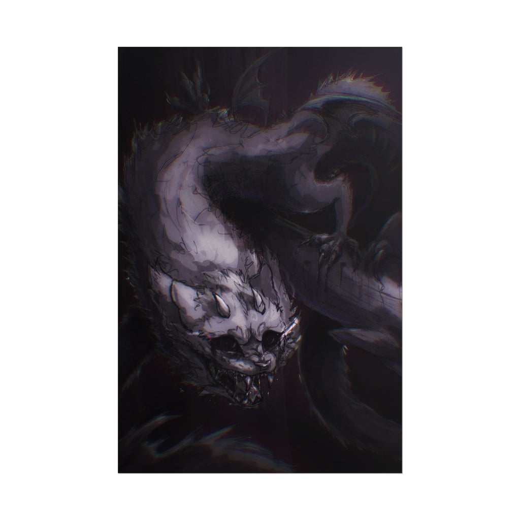 nekowomai "Nightmare Worm" Poster