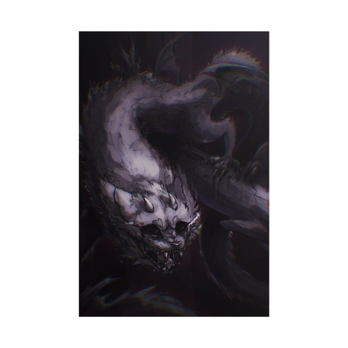 nekowomai "Nightmare Worm" Poster