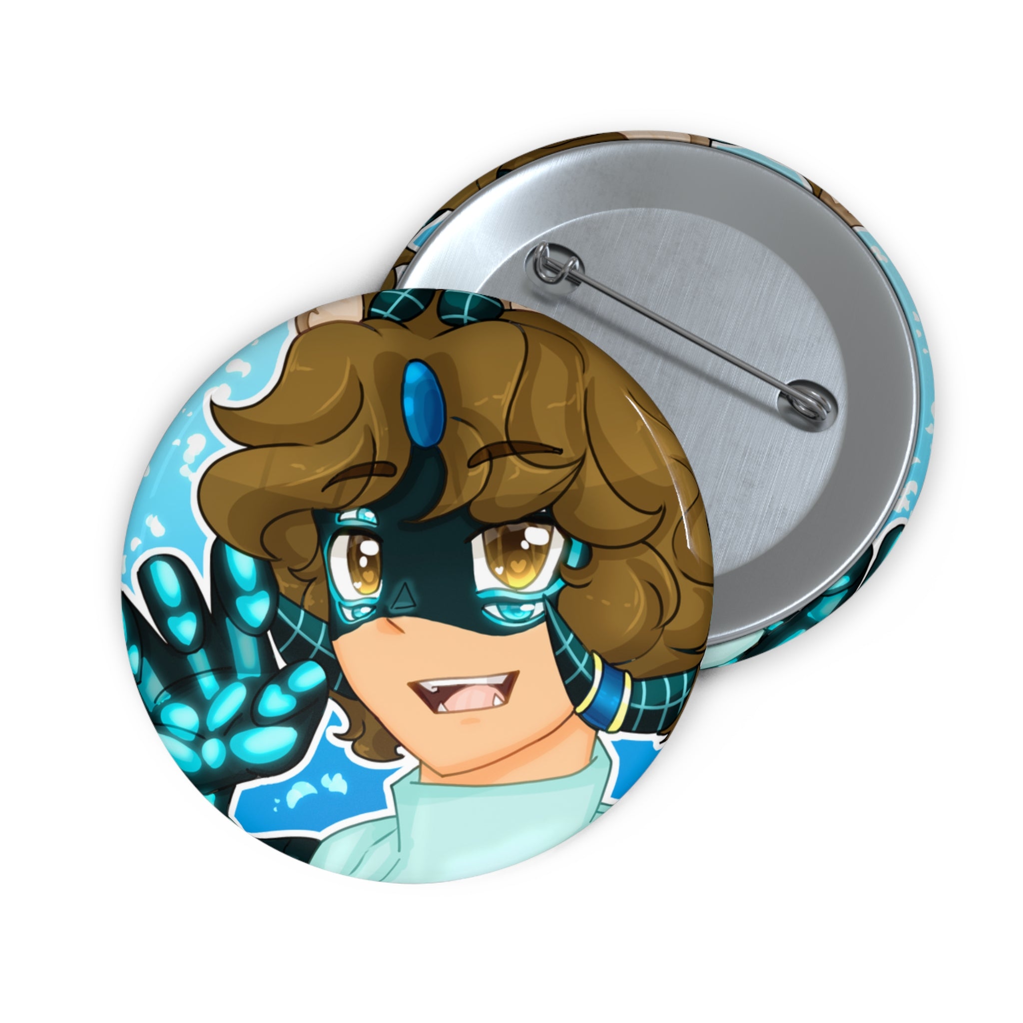 PercyEverett Button Pin - KatDragonz