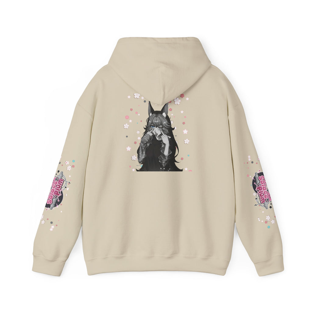 Solace Plum BW "Blep" Designer Hoodie