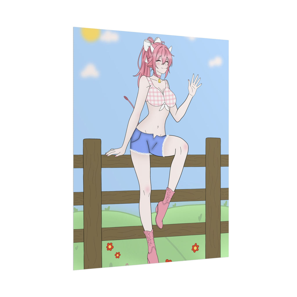 StrawberryMilkMaid "Fence Sitting" Poster