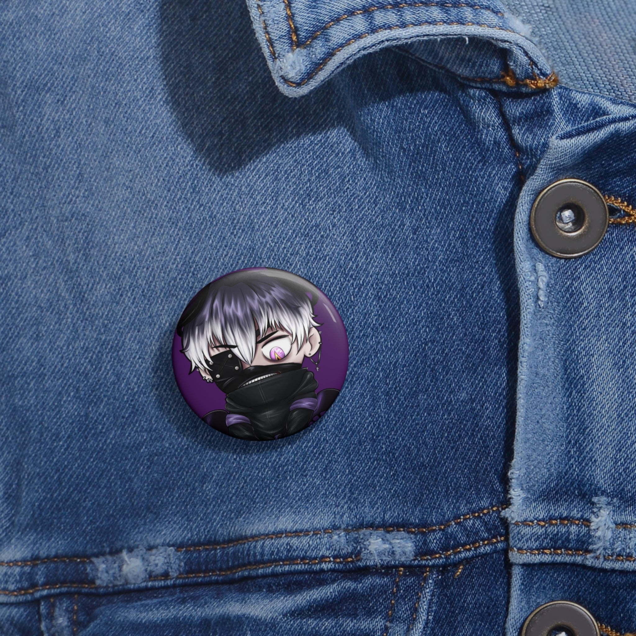 Ghastly Pin Button