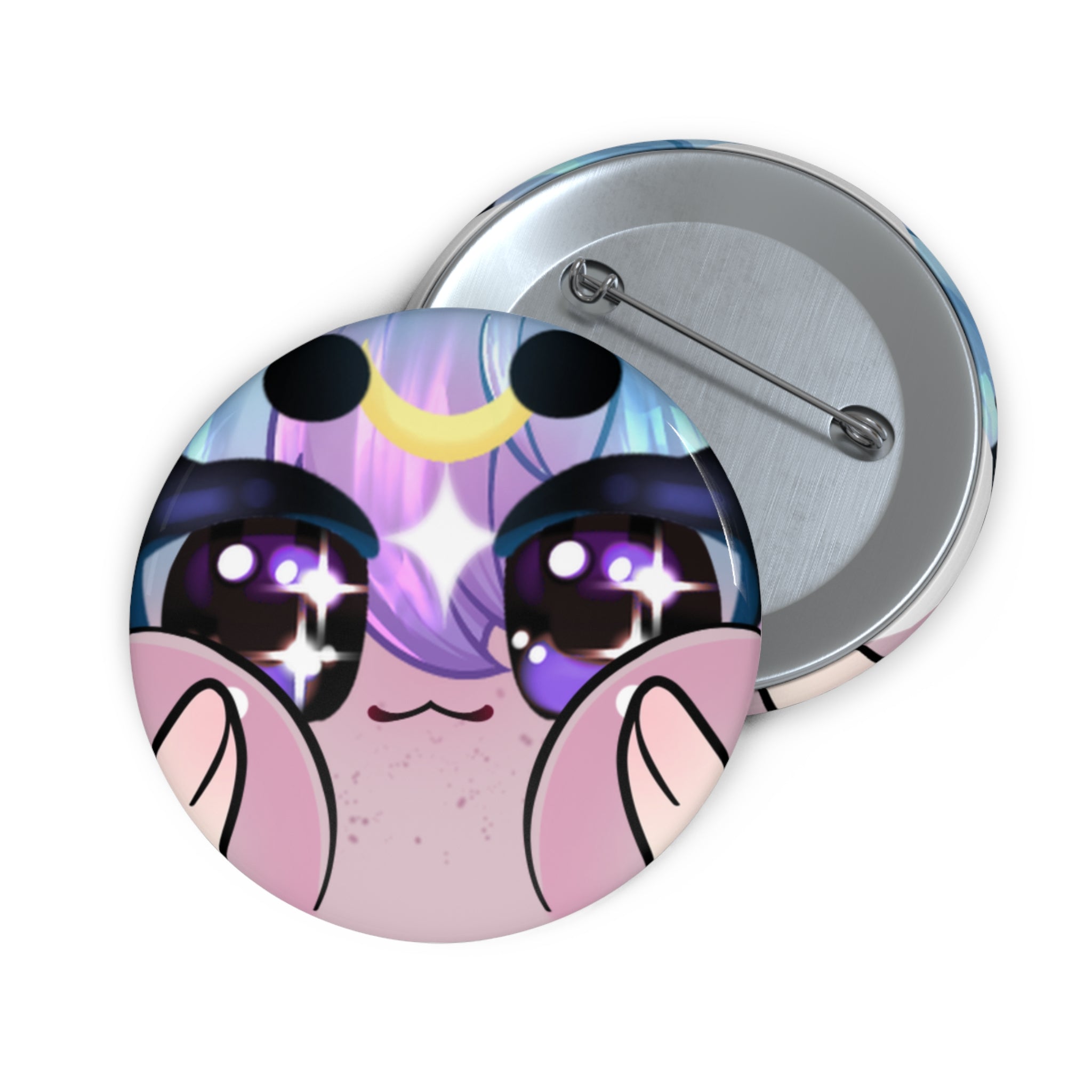 echosofferra "Cheek Squish" Pin Button