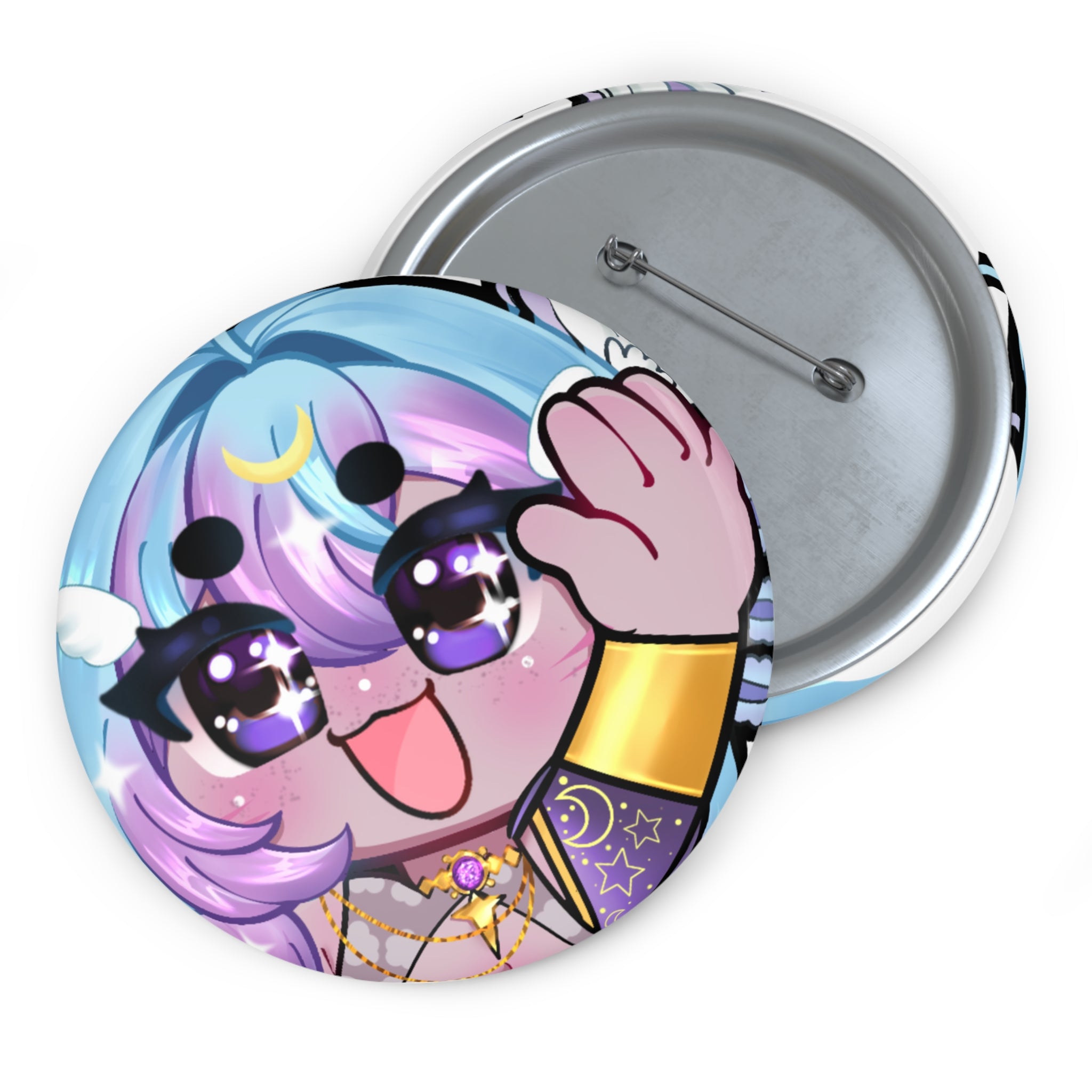echosofferra "Wave" Pin Button