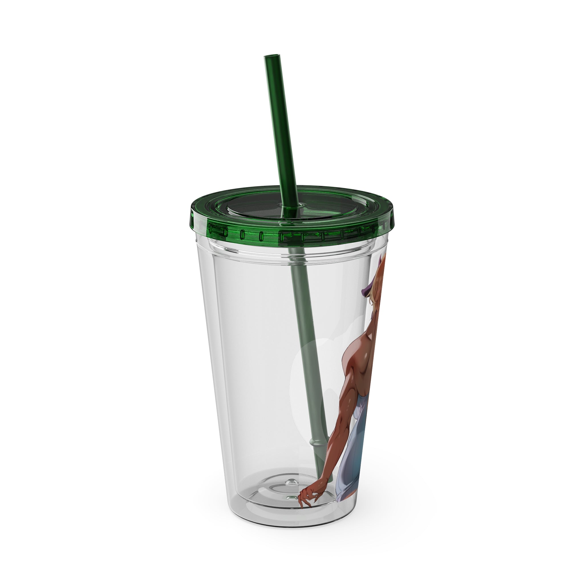 KeytheMoo "Talk to the Tail" Acrylic Tumbler