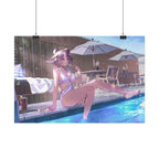 TiramisuBunny "Snack by the Pool" Poster
