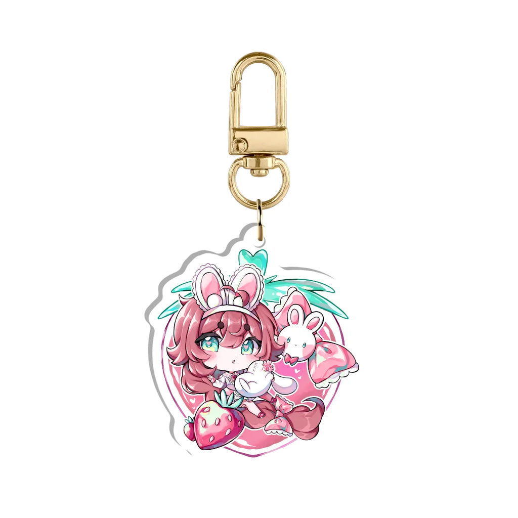 Hebe "Tropical Bunny" Keychain