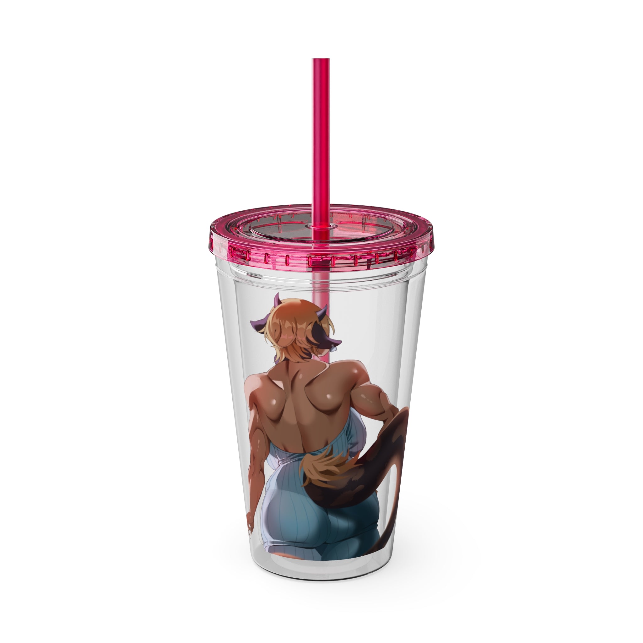 KeytheMoo "Talk to the Tail" Acrylic Tumbler