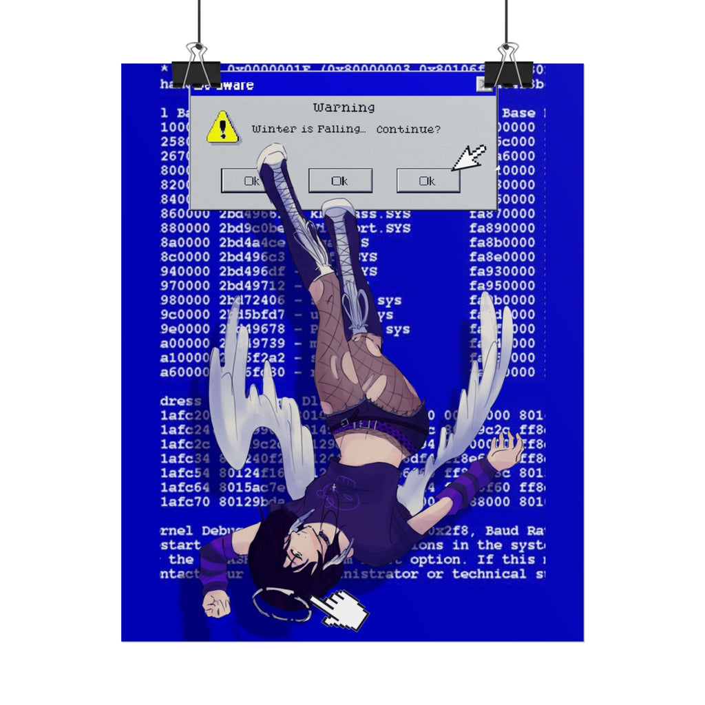 winteris2tired "winteris404'd" Poster