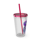 Honeybumz "Winter's Favorite Troublemaker" Acrylic Tumbler - KatDragonz