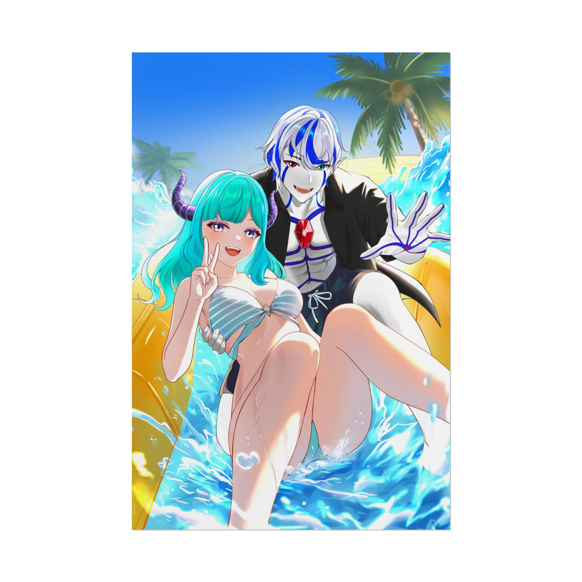 Ray Xash "Water Slide" Poster