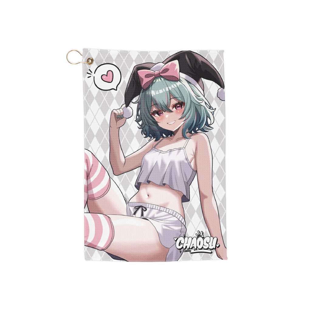 Loop Fragments Golf Towel - KatDragonz