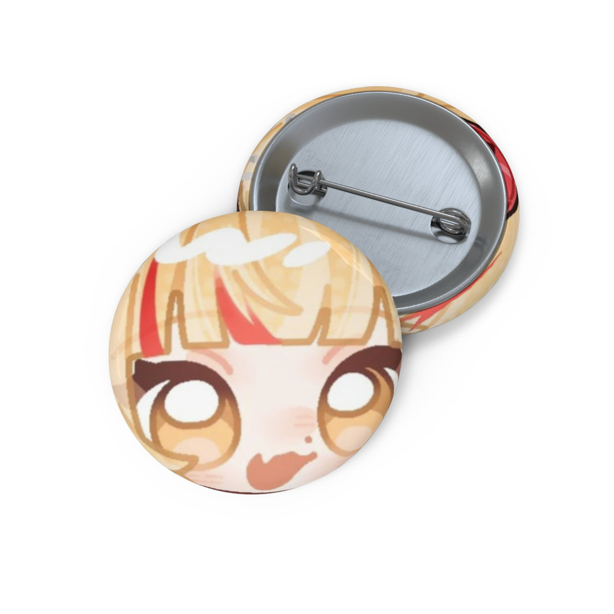 VyliaJesterz "Chibi Face" Button Pin