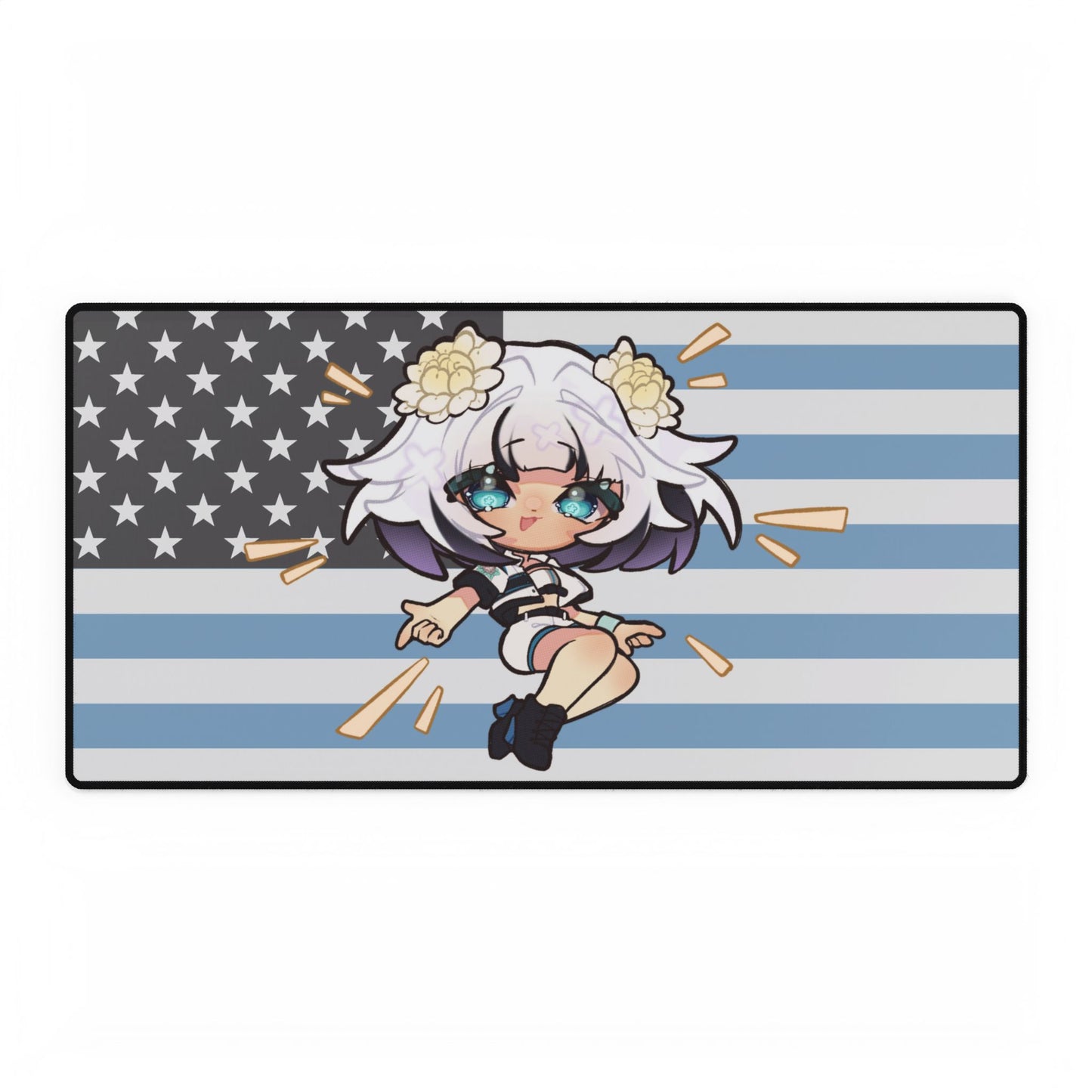 AshenMei Flag Desk Mat