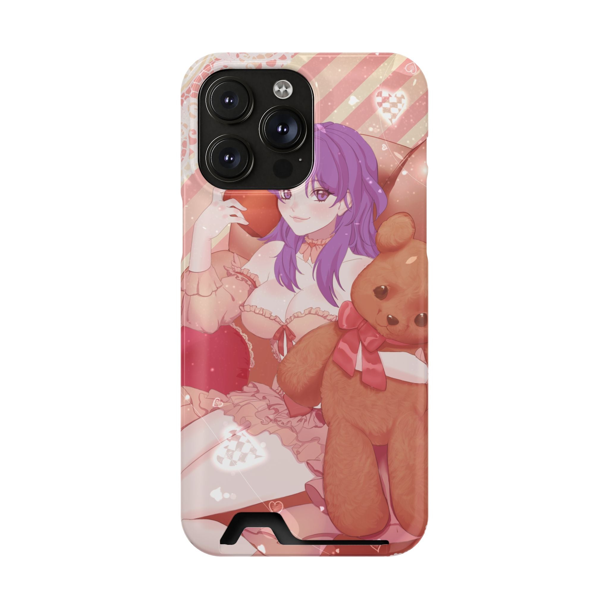 Angelica Phone Case With Card Holder