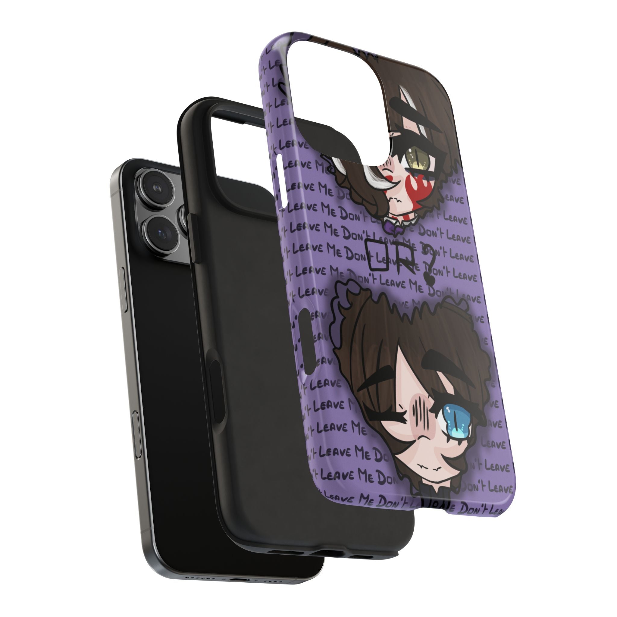 Renée Lysobore "Me or Them" Phone Case