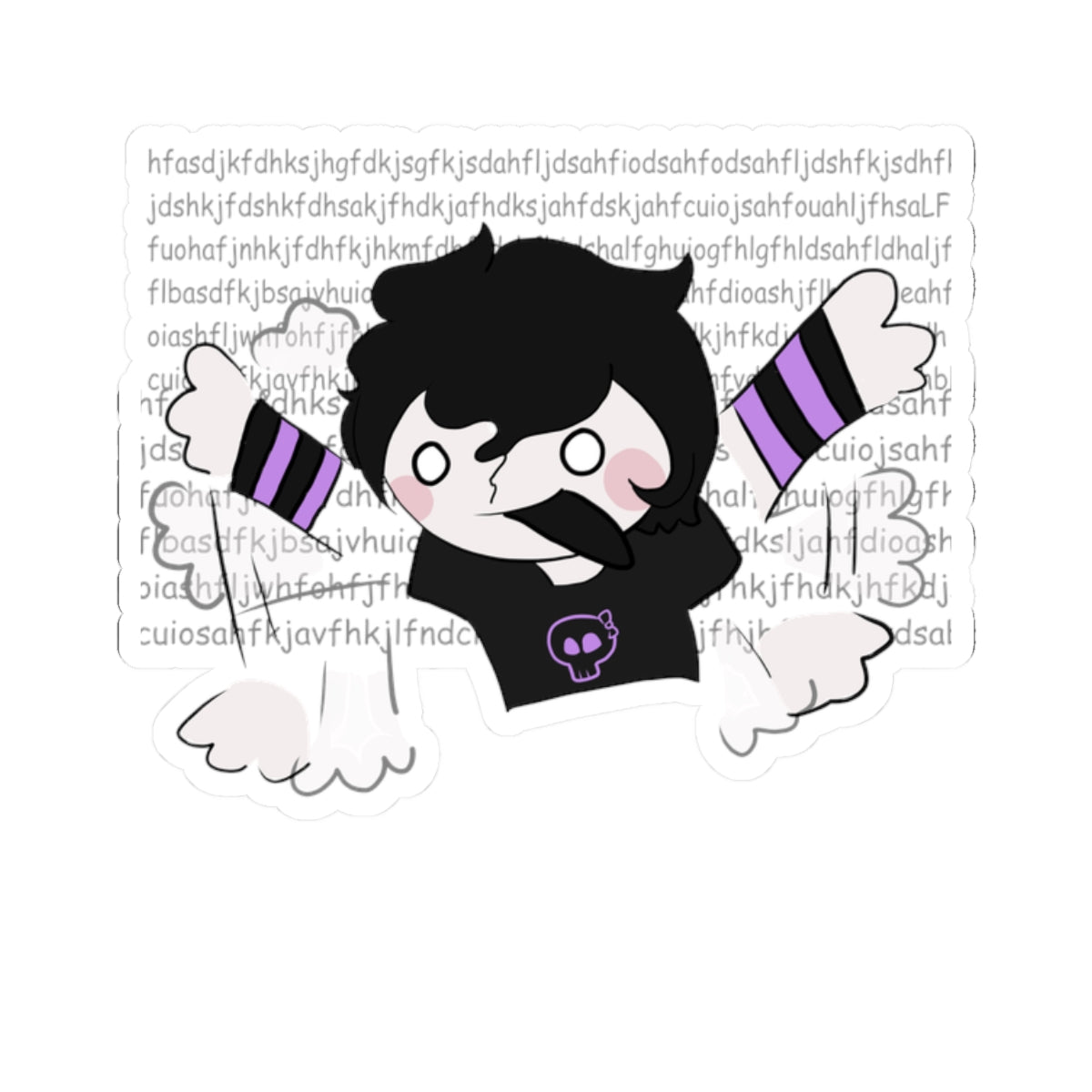 winteris2tired "alkdjfkjlgkl" Sticker