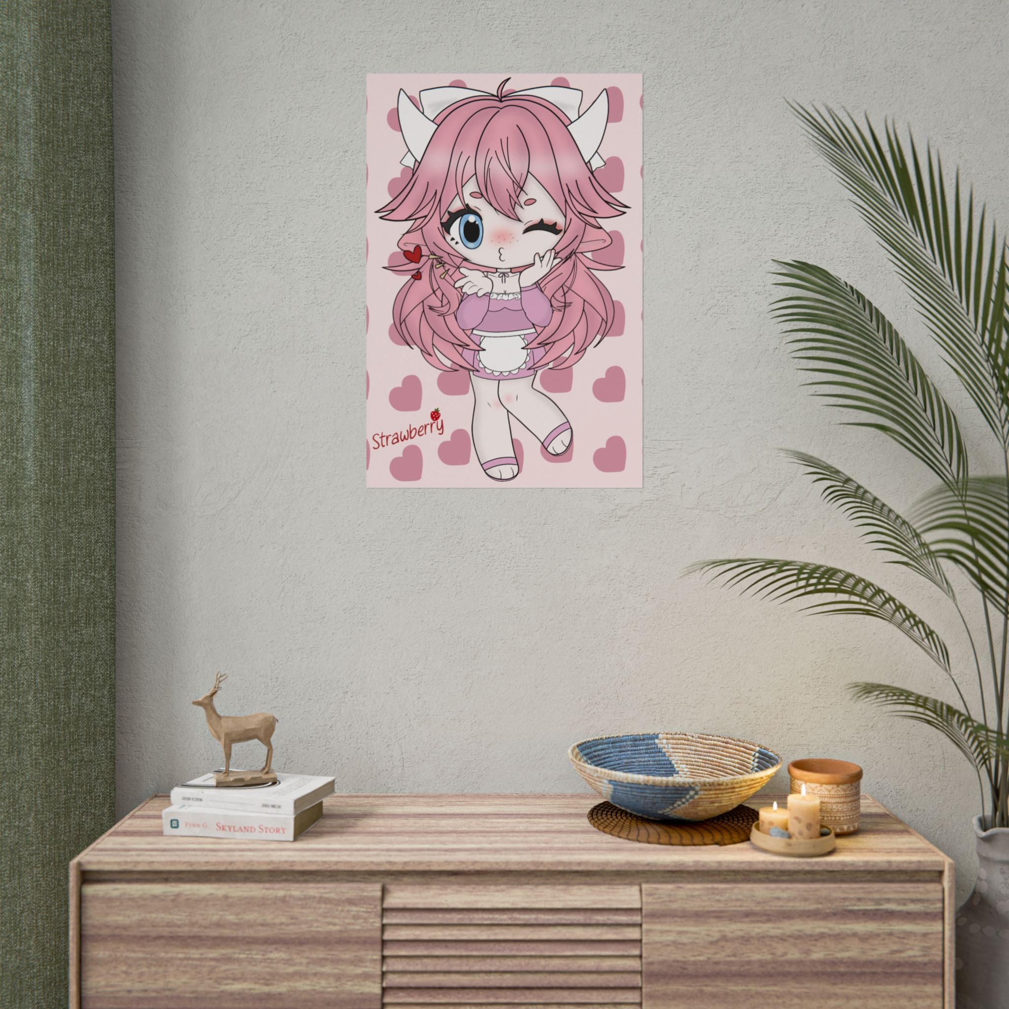 StrawberryMilkMaid "Blown Kiss" Poster