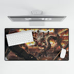 yukurivt "Fighting Village" XL Plus Deskmat - KatDragonz